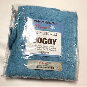 Boys Towel Doggy Dog Cartoon Hooded Bathrobe